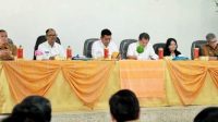 Sambutan Pemerintah daerah kabupaten Simalungun kepada tim BPK RI dalam rangka kunjungan.