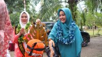 Kemeriahan menyambut hari kemerdekaan di desa Suka Maju 