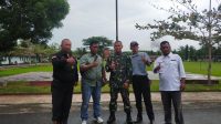 Kunjungan awak media yang ada di kabupaten Batubara di Yonif 126/KC kompi Senapan, disambut baik.